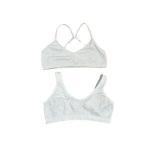 Hanes White Training Bras Bundle